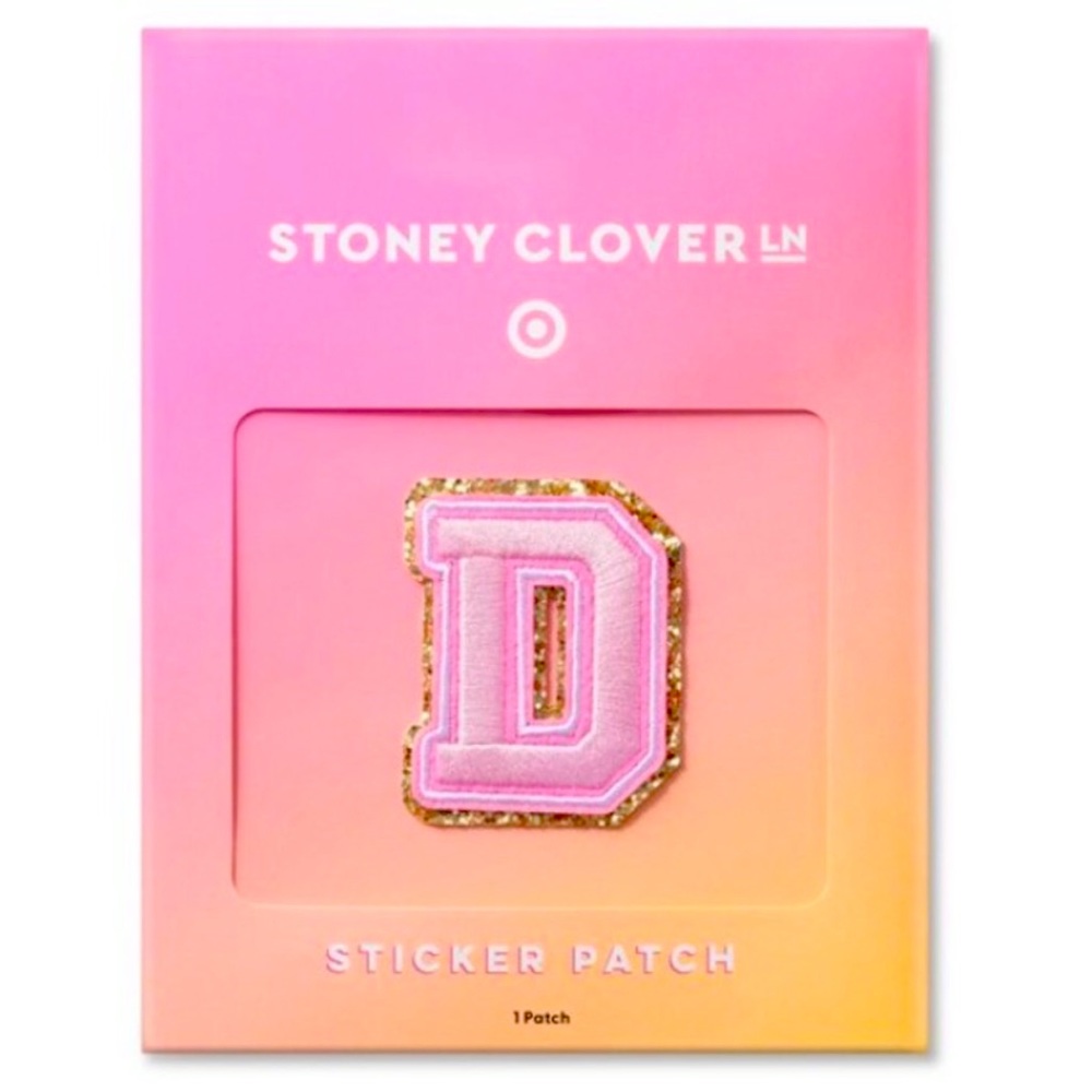 STONEY CLOVER LANE Letter D Sticker Patch